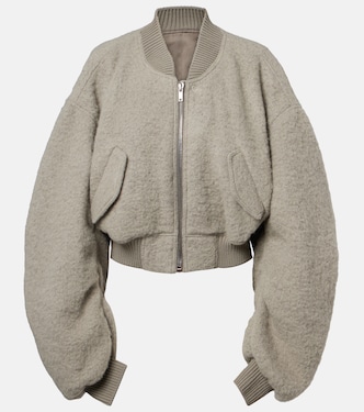 Secchia alpaca and wool-blend bomber jacket | Rick Owens