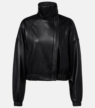 Leather bomber jacket | Vince