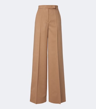 Camel hair wide-leg pants | Max Mara