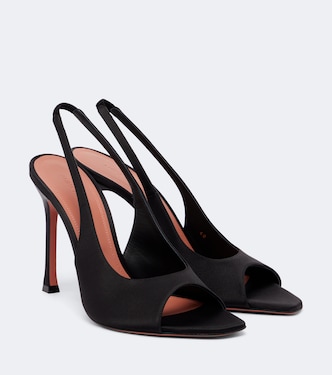 Alexa satin slingbacks | Amina Muaddi