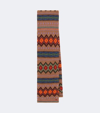 Wool, cotton, and linen-blend scarf | Polo Ralph Lauren