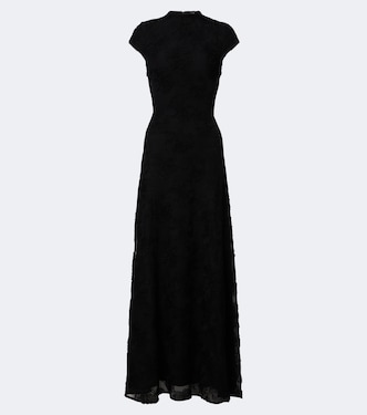 Embroidered floral mesh gown | Rotate