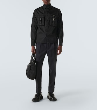 Re-Nylon shirt in black - Prada | Mytheresa