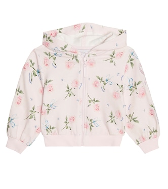 Baby printed cotton-blend hoodie | Monnalisa