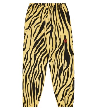 Elephant zebra-print cotton pants | The Animals Observatory