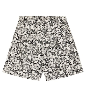 Courtney printed cotton shorts | Bonpoint