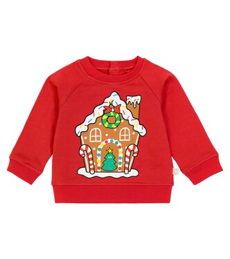 Baby printed cotton jersey sweatshirt | Stella McCartney Kids