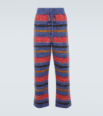 Jasper striped cashmere-blend pants | The Elder Statesman