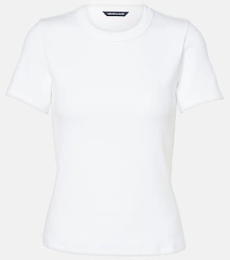 Pruitt cotton-blend jersey T-shirt | Veronica Beard