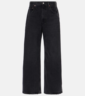 Low Curve mid-rise barrel-leg jeans | Agolde