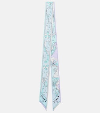 Marmo silk twill scarf | Pucci
