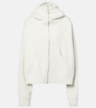 Full cotton fleece zip-up hoodie | Entire Studios