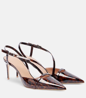 Escarpins slingback Valeria 70 en cuir verni | Malone Souliers