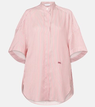 Striped silk shirt | Stella McCartney