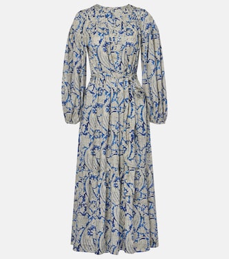 Seraphina printed cotton-blend midi dress | Ulla Johnson
