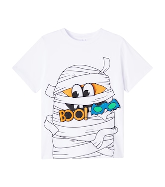 Printed cotton jersey T-shirt | Stella McCartney Kids
