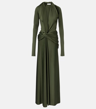 Gathered jersey gown | Victoria Beckham