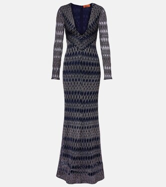 Lamé maxi dress | Missoni