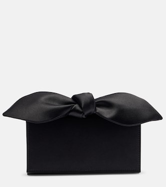 Pochette Bow Tie Mini en satin | Aquazzura