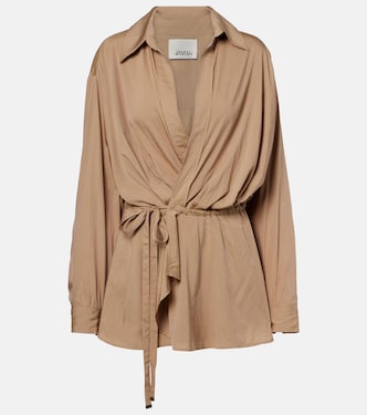 Keren gathered wrap top | Isabel Marant