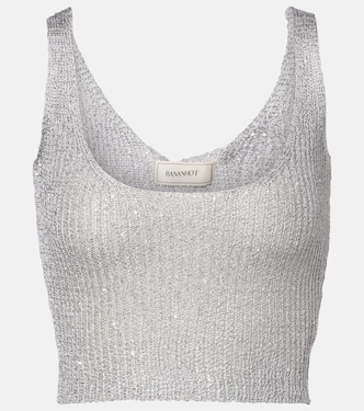 Cropped-Top Aretha mit Pailletten | Bananhot