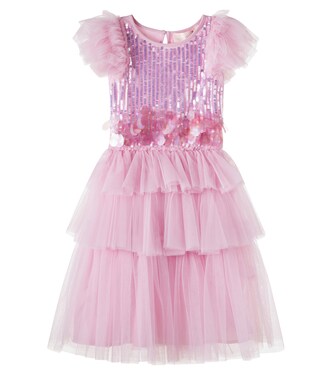 Aphrodite embellished cotton tulle dress | Tutu Du Monde