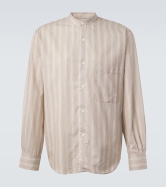 Striped cotton and silk shirt | Stòffa