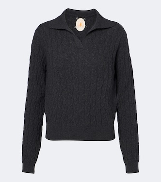 Jersey trenzado de cachemir | Jardin des Orangers