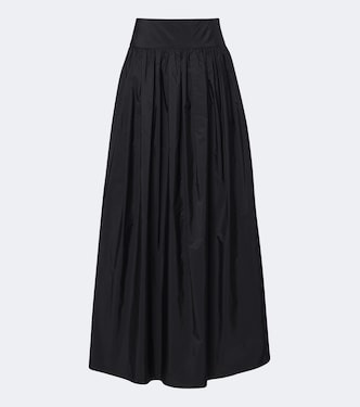Gathered taffeta maxi skirt | Max Mara