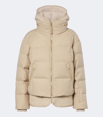 Mojald suede-trimmed down ski jacket | Bogner