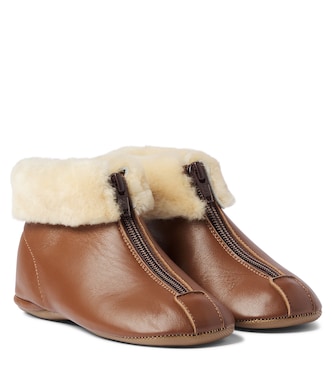 Bottines Glace en cuir et shearling | PèPè