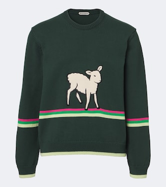 Embroidered cotton sweater | JW Anderson