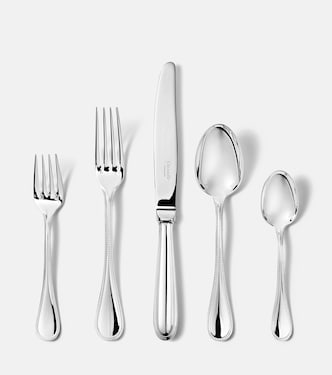 Perles silver-plated 5-piece cutlery set | Christofle