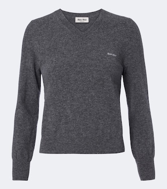 Pullover in lana vergine | Miu Miu