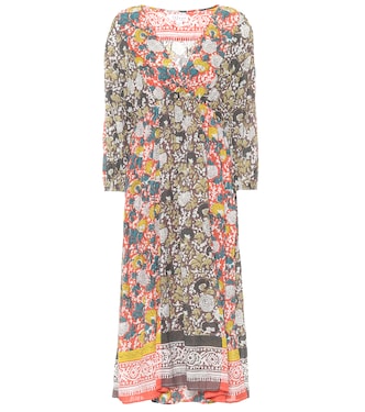 Robe longue Voletta en coton à fleurs | Velvet