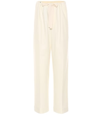 Pantalon ample en laine mélangée | Jil Sander