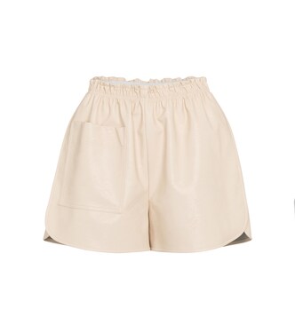 Shorts aus Lederimitat | Stella McCartney