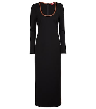 Joint jersey midi dress | Staud