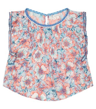 Amber floral blouse | Poupette St Barth Kids