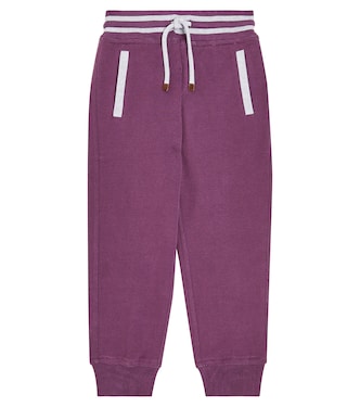 Cotton terry sweatpants | Brunello Cucinelli Kids
