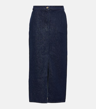 Low-rise denim maxi skirt | Magda Butrym