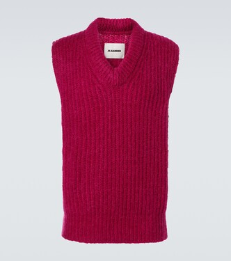Mohair and wool sweater vest | Jil Sander