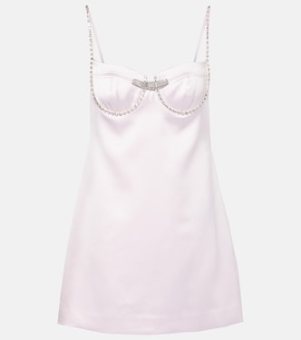 Robe en satin à ornements | Self-Portrait