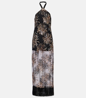 Nina Soleil sequined maxi dress | Taller Marmo