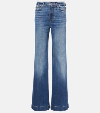 Modern Dojo Groovy high-rise flared jeans  | 7 For All Mankind