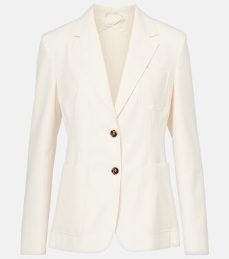 Single-breasted cotton blazer | Max Mara