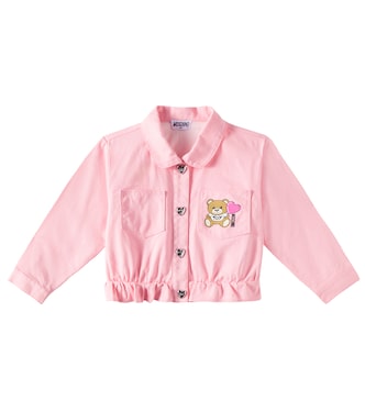 Teddy Bear jean jacket | Moschino Kids