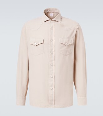 LS cotton shirt  | Brunello Cucinelli