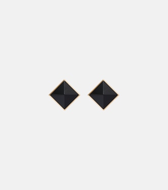 Pyramid clip-on earrings | Saint Laurent
