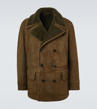 Shearling-lined suede jacket | Ralph Lauren Purple Label